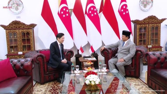 Presiden Prabowo dan PM Wong Bahas Penguatan Kerja Sama Bilateral Indonesia-Singapura