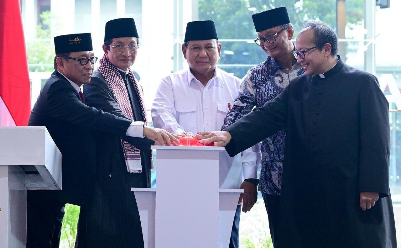 Presiden Prabowo Resmikan Terowongan yang Menghubungkan Masjid Istiqlal dengan Gereja Katedral