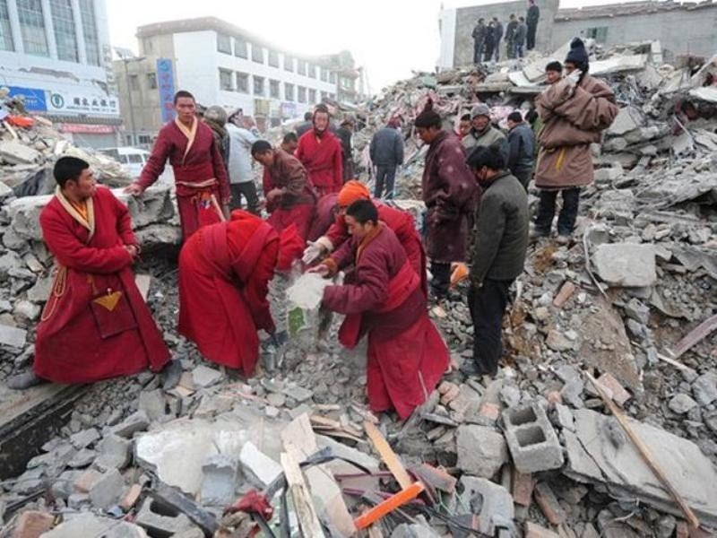 Dilaporkan 95 Orang Tewas Akibat Gempa Berkekuatan 7,1 m yang Mengguncang Tibet, Tiongkok